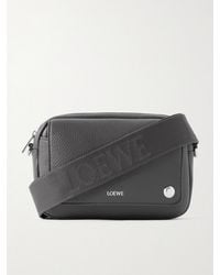 Loewe - Pebble Full-Grain Leather Messenger Bag - Lyst