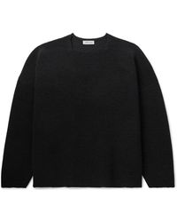Fear Of God - Logo-Appliquéd Ribbed Virgin Wool Sweater - Lyst