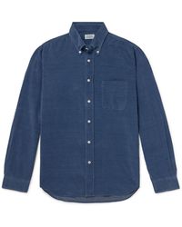 Hartford - Pitt Button-Down Collar Cotton-Corduroy Shirt - Lyst
