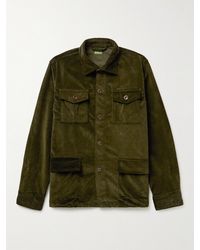 Sid Mashburn Cotton-corduroy Overshirt - Green