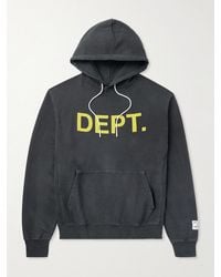 GALLERY DEPT. - Logo-Print Cotton-Blend Jersey Hoodie - Lyst