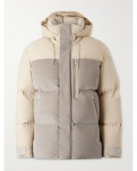ZEGNA - Panelled Quilted Cotton-blend Corduroy Down Ski Jacket - Lyst