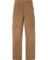 Jacquemus Wide-leg Cotton-corduroy Cargo Trousers - Natural