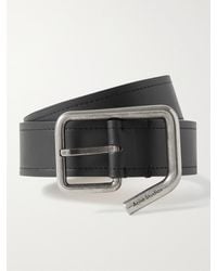 Acne Studios 3.5cm Leather Belt - Black