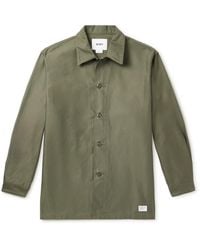 WTAPS - Logo-Appliquéd Cotton-Twill Shirt - Lyst