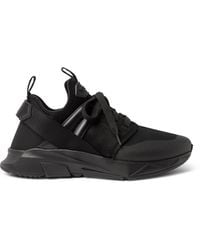 Tom Ford - Jago Neoprene, Mesh And Nylon Sneakers - Lyst
