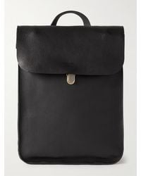 Bleu De Chauffe - Arlo Vegetable-Tanned Full-Grain Leather Backpack - Lyst