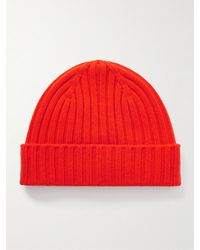 MR P. - Cairn Ribbed Cashmere Beanie - Lyst