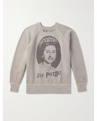 SAINT Mxxxxxx - Sex Pistols Printed Cotton-Jersey Sweatshirt - Lyst
