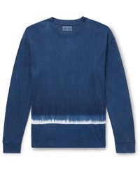 Blue Blue Japan - Tie-dyed Cotton-jersey T-shirt - Lyst