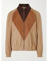 Valentino Garavani - Panelled Suede Jacket - Lyst