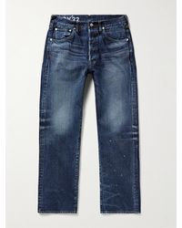 Visvim - Social Sculpture Slim-fit Straight-leg Distressed Jeans - Lyst