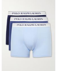 Polo Ralph Lauren - Confezione da tre boxer in cotone stretch - Lyst