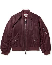 Alexander McQueen - Harness Detachable-sleeve Boxy-fit Shell Bomber Jacket - Lyst