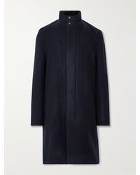 Yves Salomon - Virgin Wool-felt Coat With Detachable Shearling Liner - Lyst