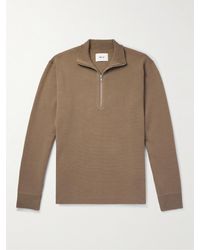NN07 - Pullover in maglia con mezza zip Harald 6530 - Lyst