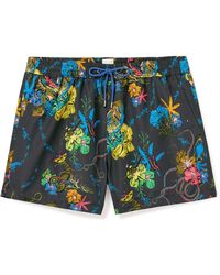 Paul Smith - Kraken Slim-fit Short-length Printed Recycled Swim Shorts - Lyst