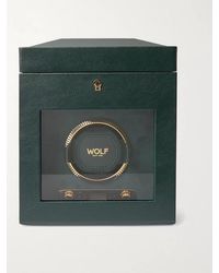 Wolf - British Racing Pebble-Grain Vegan Leather Watch Winder - Lyst