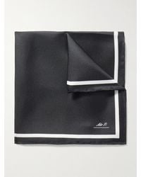MR P. - Silk-Satin Pocket Square - Lyst