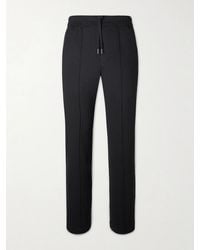 Tom Ford - Straight-Leg Wool, Silk And Cashmere-Blend Sweatpants - Lyst