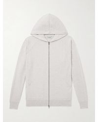 John Smedley - Carty Merino Wool Zip-up Hoodie - Lyst