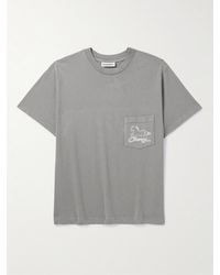 CHERRY LA - Stardust T-Shirt aus Baumwoll-Jersey in Stückfärbung mit Stickerei und Logoprint - Lyst