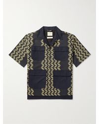 Nicholas Daley - Calypso Camp-collar Printed Cotton Shirt - Lyst