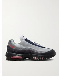 Nike - Air Max 95 Suede And Mesh Sneakers - Lyst