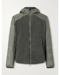 Bogner - Jarek Hooded Padded Panelled Rip-Stop And Fleece Ski Jacket - Lyst