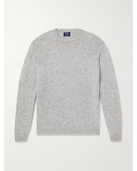 William Lockie - Shetland Wool Sweater - Lyst