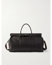 Canali - Full-Grain Leather Tote Bag - Lyst