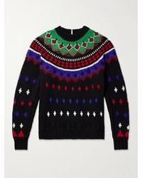 Moncler - Wool-blend Jacquard Sweater - Lyst