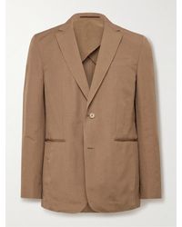 Orlebar Brown - Garret Slim-fit Unstructured Linen And Cotton-blend Suit Jacket - Lyst