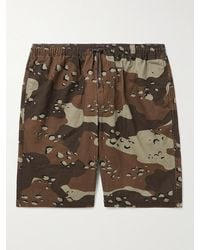 thisisneverthat - Beach Straight-leg Camouflage-print Cotton-twill Drawstring Shorts - Lyst