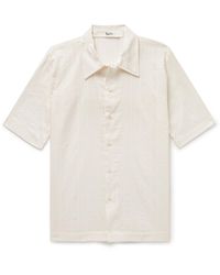 Séfr - Suneham Striped Cotton-voile Shirt - Lyst