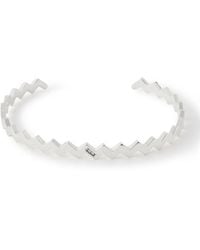 Mikia - Snake Sterling Diamond Cuff - Lyst