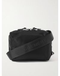 Givenchy - Pandora kleine Umhängetasche aus Shell mit Logoprint - Lyst