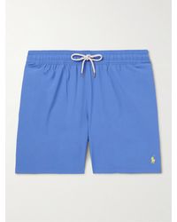 Polo Ralph Lauren - Shorts da mare medi a gamba dritta in tessuto riciclato Traveler - Lyst