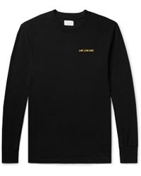 Aimé Leon Dore Logo-print Cotton-jersey T-shirt - Black