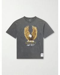 Satisfy - Logo-Print Distressed Mothtech Cotton-Jersey T-Shirt - Lyst