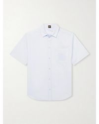 Loewe - Paula's Ibiza Logo-Embroidered Cotton-Blend Shirt - Lyst