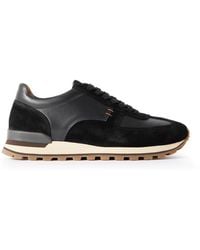 MR P. - Carlos Suede And Leather Sneakers - Lyst