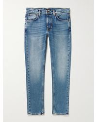 Nudie Jeans - Jeans slim-fit Lean Dean - Lyst