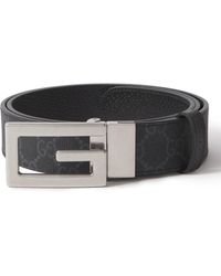 Gucci - GG Supreme Canvas Belt - Lyst