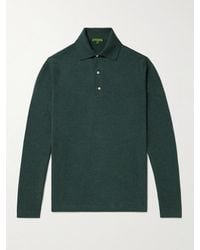 Sid Mashburn - Rally Cotton And Cashmere-Blend Polo Shirt - Lyst