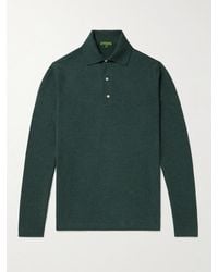 Sid Mashburn - Rally Cotton And Cashmere-blend Polo Shirt - Lyst