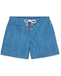 Orlebar Brown - Standard Riptide Straight-Leg Mid-Length Printed Swim Shorts - Lyst