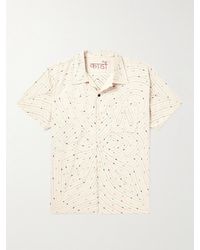 Kardo - Convertible-collar Embroidered Cotton Shirt - Lyst