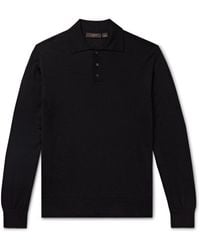 Slowear - Incotex Zanone Slim-Fit Cashmere And Silk-Blend Polo Shirt - Lyst