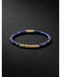 John Hardy - Gold Lapis Lazuli Heishi Beaded Bracelet - Lyst
